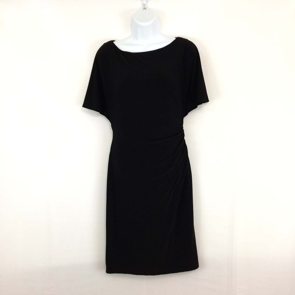 Lauren Ralph Lauren Little Black Dress, Rusched,‎ 2